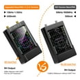 thumbnail image 3 of 2.8 Inch VNA-H Vector Network Antenna Analyzer 10KHz-1.5GHz MF HF VHF UHF With SD Card Slot V3.6 Version Spectrum Analyzer ,Avoid Switching Noise, 3 of 6