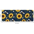 thumbnail image 7 of DarkBlue Sunflower Bee Pattern Kitchen Rug Mat,Kitchen Runner Rugs Non Skid Washable,Decorative Kitchen Floor Mats for Kitchen,Sink,Laundry,17"x47.2", 7 of 7
