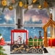 thumbnail image 3 of Tren navideño musical iluminado con forma de bola de nieve para fiestas de oficina Muñeco de nieve giratorio, 3 of 7