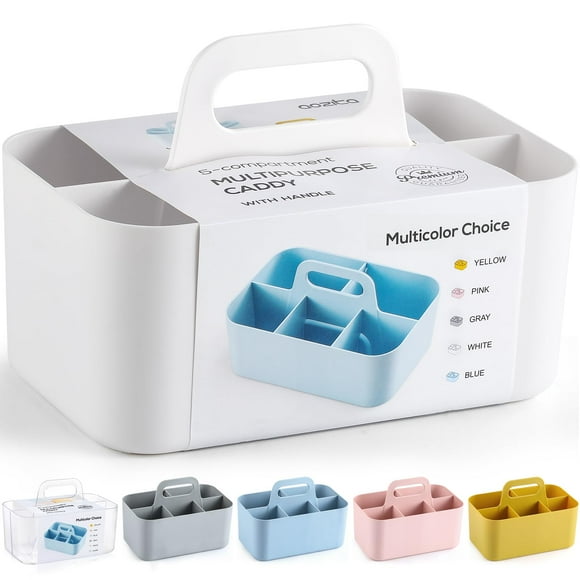 Cubo de plástico apilable multiusos Caddy Organizer AOZITA