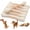 Beige-6pcs, variant on Swabs Large Size Cat Toys with Catnip, Qtip Toy for Cats Giant, Cotton Swabs Cat Toys with Catnip, Interactive Kitty Kicker Toy for Happy, Healthy, and Active Indoor Cats