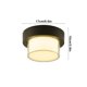 thumbnail image 3 of Luz impermeable para pared exterior - Aplico de hierro negro para iluminación de patio, balcón, entrada y pasillo, 3 of 7