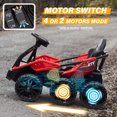 thumbnail image 3 of Voltz Toys Voiture Électrique à 6 Roues, Voiture Électrique 24V avec 4WD, Télécommande et Pneus EVA - pour Enfants de 3 à 8 Ans (24V Rouge), 3 of 8
