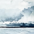thumbnail image 3 of Caroline, Emma 12x12 Black Modern Framed Museum Art Print Titled - Passing Rain Storm IV, 3 of 5