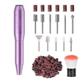 thumbnail image 1 of Taladro de uñas eléctrico portátil, kit de lima de uñas profesional eléctrico compacto para uñas acrílicas, uñas de gel, herramientas de pulido de manicura y pedicura con diseño para uso en salón en, 1 of 6