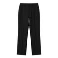 thumbnail image 6 of Agkizg Women's Straight Leg Dress Pants, Solid High Waist Dress Pants Casual Suits Long Trousers with Pockets, 6 of 6