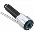 thumbnail image 1 of 3 Pieces Kitchen Faucet Spray Brass Retractable Kitchen Sink Spray Mixer Tap Spray Replacement for Extendable Spray Faucet, Chrome, G1/2, Carivent, 1 of 5