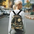 thumbnail image 7 of FORMRS Mini Backpack Purse for Women Quilted Travel Daypack Casual Shoulder Bag, Black Dinosaur, 7 of 7