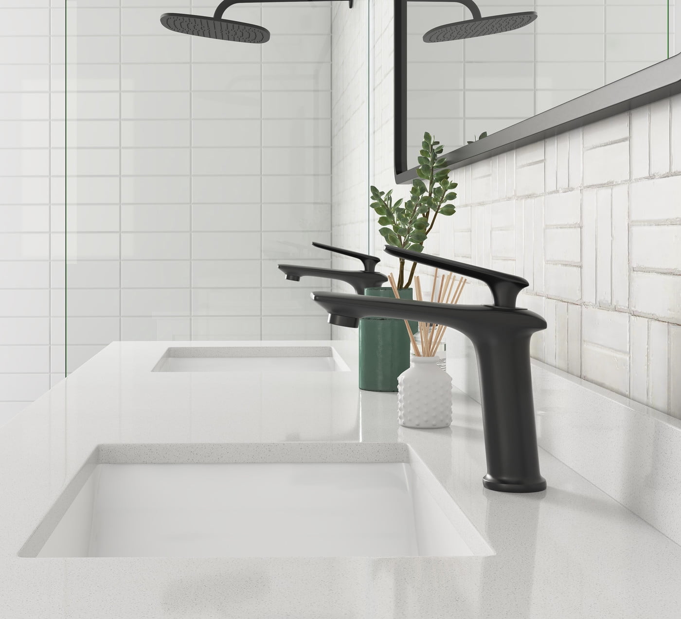YZZY Bathroom Sink Faucet Single Lever Black Basin Faucet Single Hole 1 Handle Bathroom Vanity Faucet
