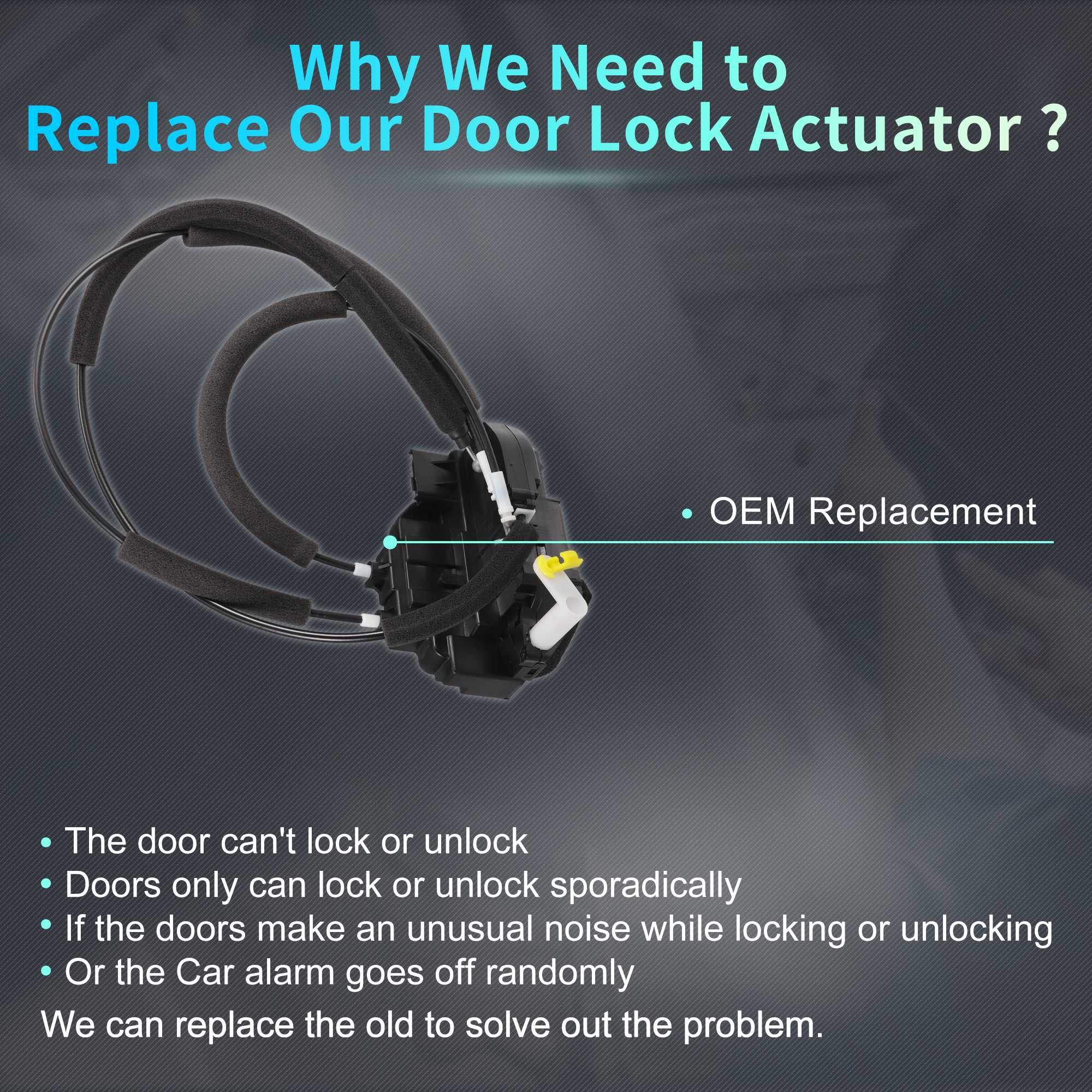 Unique Bargains Front Right Power Door Lock Actuator Motor for Nissan Titan 2005-2014
