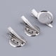 thumbnail image 4 of 60pcs Bandeja De Ajuste De Camafeo De Doble Broche Con Pasadores De Seguridad De Clip Insignia DIY Sunnimix Base de broche redonda, 4 of 8