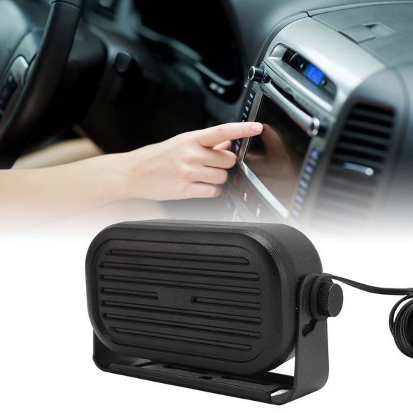 Haut-parleur Externe de Voiture 3,5 mm, Mini Haut-Parleur Externe Haute Stabilité pour Radio CB, Radios Amateurs, Scanners