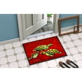 thumbnail image 2 of Carolines Treasures MW1274MAT Drifting Home Turtles Door Mat Indoor Rug or Outdoor Welcome Mat 18x27 Doormat 18H X 27W, 2 of 4
