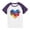 Purple, variant on Kids Short Sleeve T Shirts Girls Boys Round Neck Summer Teenage Tshirts Fashion Rainbow Graphic Cartoon Cute Casual Jogging Athletic School Children Tunic Tops Age 3-13 Years Purple 5-6 Years