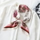 thumbnail image 1 of Bufanda de seda para combinar con todo, primavera y otoño, verano, pequeña bufanda cuadrada, bufanda a juego para mujer, protección para el cuello, fina, pequeña, cuello largo, moda elegante, 1 of 6
