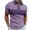 Purple, variant on UVEASISHA Mens Quarter Zip Golf Shirts,Men's Short Sleeve Muscle Polos Shirt 2025 Lapel Collar Casual Slim Fit Tshirts Half Zip Printed Golf Shirts,Green M