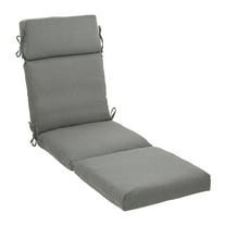 ARDEN Oceantex Outdoor Chaise Lounge Cushion 72 x 21, Pebble Gray