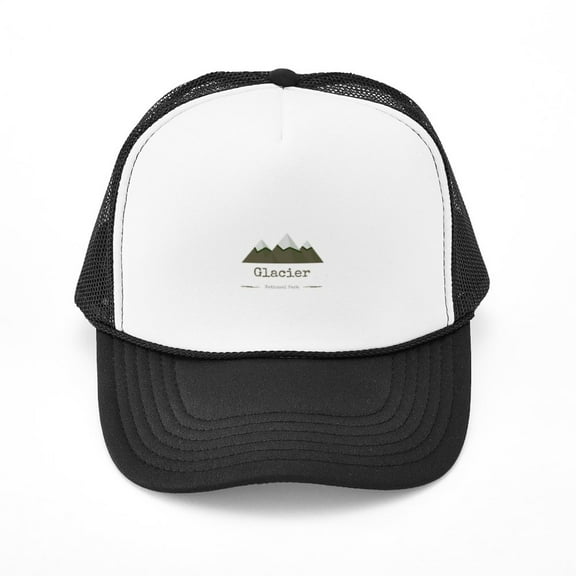 CafePress - Glacier National Park - Adjustable Unisex Printed Trucker Hat with Mesh Back