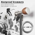 thumbnail image 2 of Outdoor Curtains for Patio Waterproof, Western Cowboys Outdoor Privacy Panels Grommet, Vintage Desert Cactus Horseshoe White Blackout Outside Curtains for Porch/Cabana/Pergola/Gazebo 54"x95", 1 Panel, 2 of 8