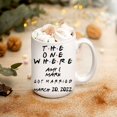 thumbnail image 2 of Custom Marriage Cup The One Where They Got Married Friends Inspired Coffee Wedding Gift For Her For Him 331, Ceramic Novelty Coffee Mugs 11oz, 15oz Mug, Tea Cup, Gift Presen, 2 of 4