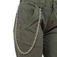 thumbnail image 3 of Women's High Waist Slim Fit Jogger Cargo Camo Pants with Metal Decor, 3 of 4