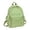 Green, variant on HJYCHN Boys Backpack Solid Color Woven Tassel Charm Small Daypack Lightweight Back to School Supplies for Kids Backpack for Girls Green