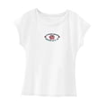 thumbnail image 3 of Camiseta para mujer de verano elegante y cómoda camiseta con cuello redondo para mochileros y desplazamientos SG, 3 of 7