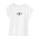 thumbnail image 3 of Camiseta para mujer verano suave cuello redondo camiseta para oficina vacaciones uso diario calle L, 3 of 7