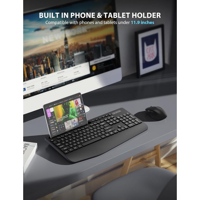 Wagpak Wireless Keyboard & Mouse Combo 2-Pack, 111-Key photo 3
