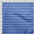 thumbnail image 4 of oneOone Viscose Chiffon Medium Blue Fabric Ikat Dress Material Fabric Print Fabric By The Yard 42 Inch Wide, 4 of 6