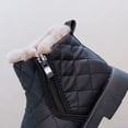 thumbnail image 5 of Viluyesy Boots for Girls Casual Fashion Soild Color Arch Support Keep Warm Flat Bottom Girls Fall and Winter Shoes Black US 13, 5 of 5