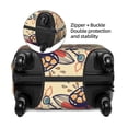thumbnail image 5 of Wukai Floral With Birds And Fantasy Flowers Elastic Luggage Cover: Personalized Protection for Your Suitcase - Fits 19~29-inch, Washable & Durable Travel Companion-X-Large, 5 of 8