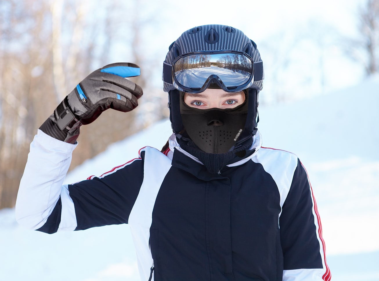 Ski Gloves 3M Waterproof Insulated Winter Snow Mittens Gloves for Women & Men Winter Sports