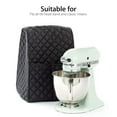 thumbnail image 3 of Stand Mixer Dust-Proof Cover with Pocket and Organizer Bag for Kitchenaid,Sunbeam,Cuisinart (Black/Coffee/Red), 3 of 8