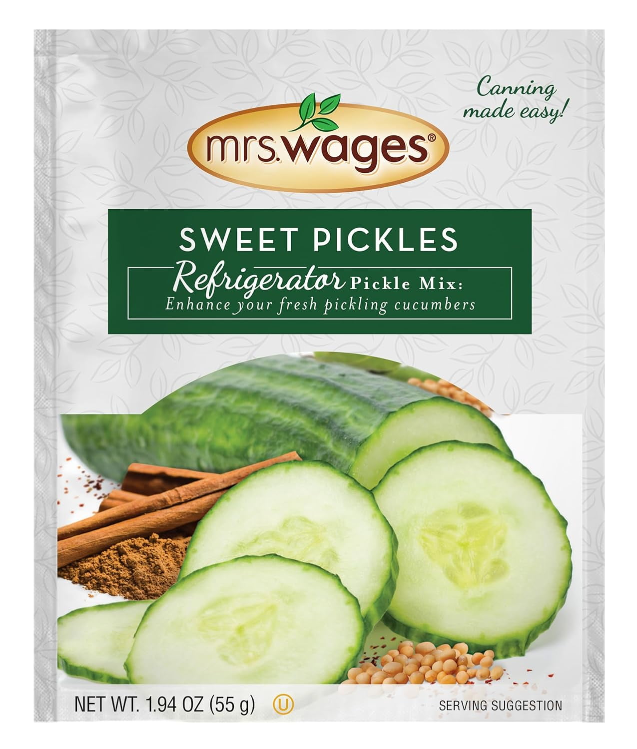Mrs. Wages Sweet Pickles Mix | Sweet and Crunchy Homemade