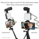 thumbnail image 2 of Smartphone Vlogging Kit Tripod Phone Holder + Microphone + Video Light + Clip + 3.5mm TRS to TRRS o Cable for Live Stream Video Recording, 2 of 4