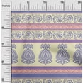 thumbnail image 2 of oneOone Cotton Flex Light Beige Fabric Asian Block Craft Projects Decor Fabric Printed By The Yard 40 Inch Wide, 2 of 4