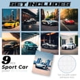 thumbnail image 3 of 97 Decor Sports Car 8x10 Race Car Poster Set, 9 Pieces, 3 of 7