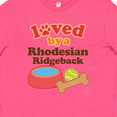 thumbnail image 4 of Inktastic Rhodesian Ridgeback Loved By A (Dog Breed) Youth T-Shirt, 4 of 5