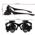 thumbnail image 3 of Gafas de aumento Afortunado con luz lupa diadema manos libres 4 lentes intercambiables, 3 of 5