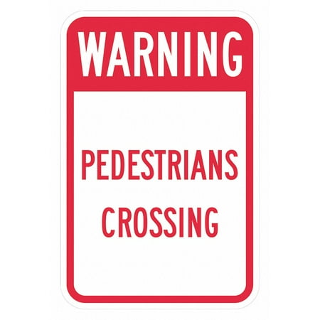 

Lyle Pedestrian Crossing Traffic Sign 18 x12 T1-1629-HI_12x18