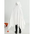 thumbnail image 6 of Hotiary 1-6Y Kids Halloween Ghost Costumes White Cloak + Pant Toddler Boys Girls Cosplay Party Fancy Dress Cloak Costume 2Pcs Halloween Outfits, 6 of 9