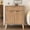Natural, variant on Leumius Kitchen Storage Cabinet with Adjustable Shelves,1 Drawer & 2 Doors,Sideboard Buffet Cabinet with Solid Wood Feet for Living Room, Kitchen, Entryway, White
