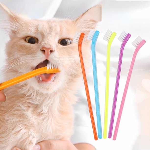 VATENIC 9PCS Pet Toothbrush for Small Dogs Cats Professional Dog