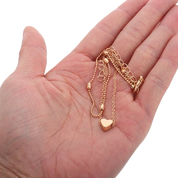 LOLIPPYY Beach Foot Jewelry Anklet Copper Golden 1 Pcs Jewelry Accessory for Women Vacations