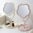 thumbnail image 6 of Mirror Desktop Flower Mirrors Creative Dormitory Desktop Online Celebrity Gao Yan Value Mirrors for Bedroom Home Decor Mirror, 6 of 9