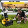 thumbnail image 2 of KFFKFF Sewer Inspection Camera, 164FT Cable with 4.3" Screen, Pipeline Camera with Recording Function, Waterproof IP68 Borescope with LED Illumination, Industrial Endoscope for Home Drain, Wall, 2 of 9