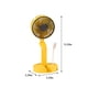 thumbnail image 2 of Campana Para Cocina Folding Retractable Fan With LED Lights, Mini Fan Portable Small Usb Rechargeable Fan Outdoor, 2 of 8