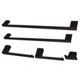 thumbnail image 1 of Metzinger Bathroom Accessory Set, Matte Black - 5 Piece, 1 of 1