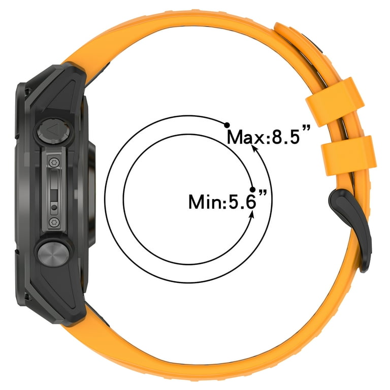 SeNool QuickFit Nylon Armband voor Garmin Fenix 8, E 47 mm, 7, 7, 6 Pro, 5, verstelbaar, gevlochten armband voor Garmin Approach S62/Approach
